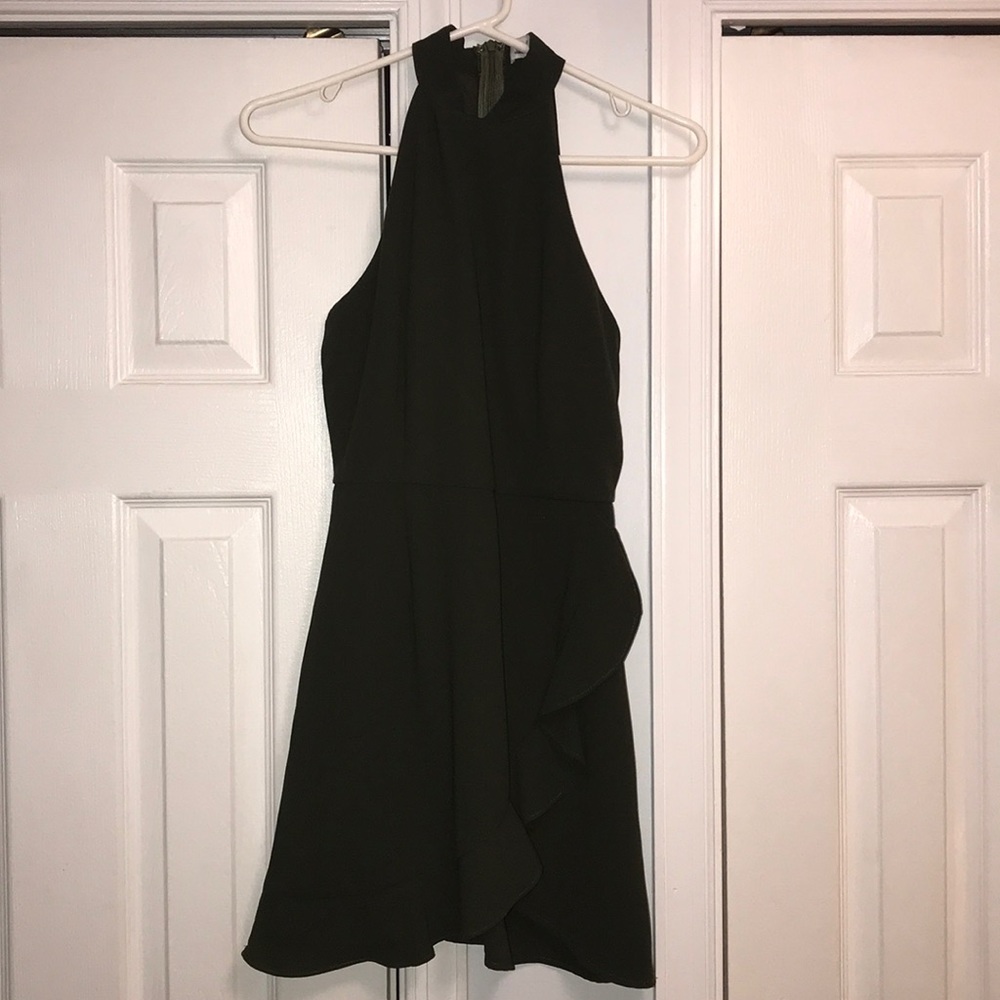 Dark green dress